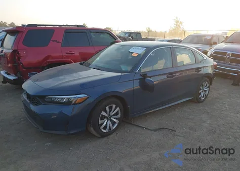 2025 Honda Civic Lx from USA, damaged, VIN 2HGFE2F20SH548032